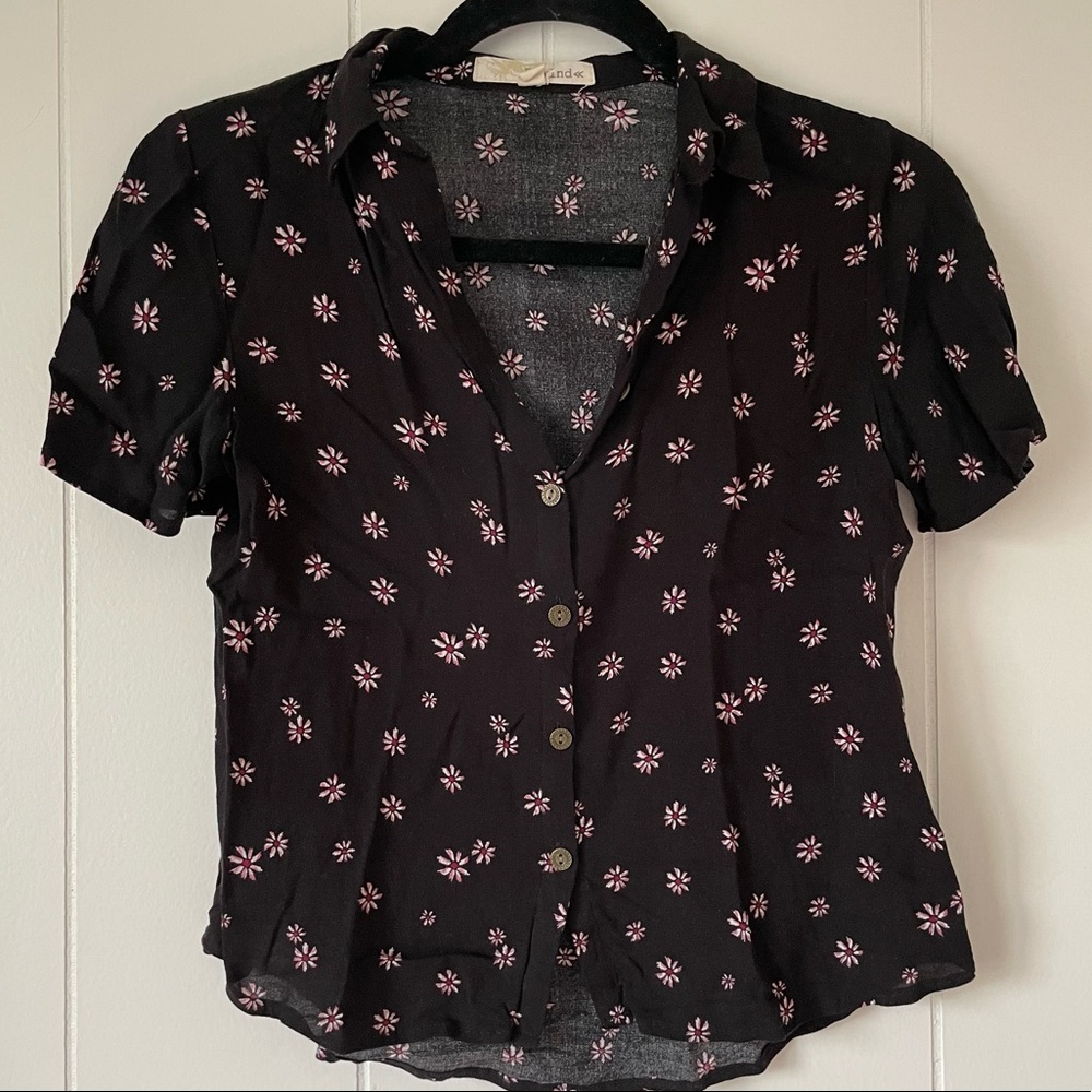 Cropped Juniors Blouse Size XS